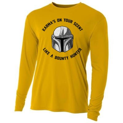 Karmas On Your Scent Like A Bounty Hunter Cooling Performance Long Sleeve Crew