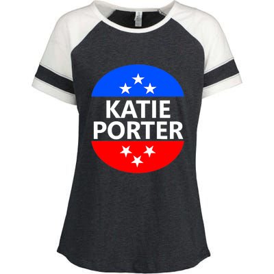 Katie Porter 2024 47th 47 President Election Vote Campaign Enza Ladies Jersey Colorblock Tee