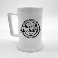 Keeping Pilots Alive Aircraft Mechanic Since 1903 Beer Stein