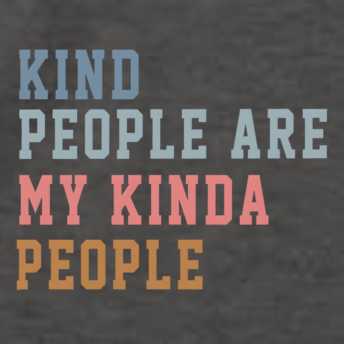 Kind People Are My Kinda People Vector Backpack