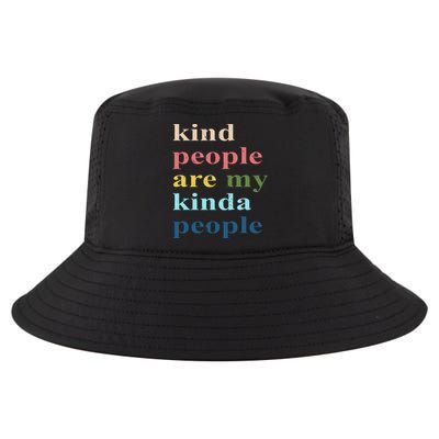 Kind People Are My Kinda People Retro Colorful Cool Comfort Performance Bucket Hat