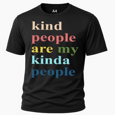 Kind People Are My Kinda People Retro Colorful Performance Shirt