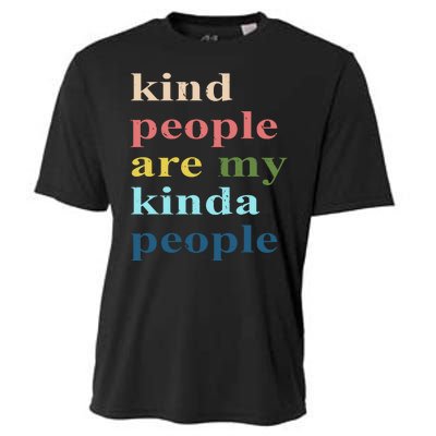 Kind People Are My Kinda People Retro Colorful Cooling Performance Crew T-Shirt