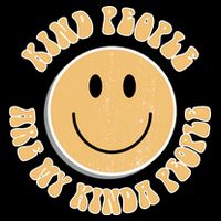 Kind People Are My Kinda People Retro Smiley Impact Tech Backpack