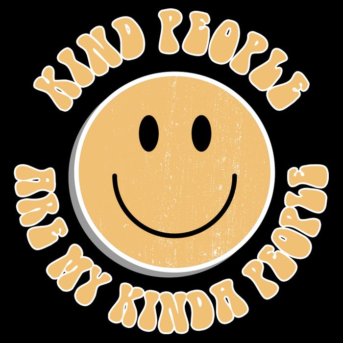 Kind People Are My Kinda People Retro Smiley Impact Tech Backpack