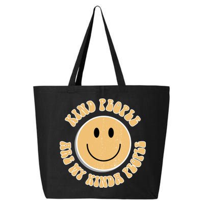 Kind People Are My Kinda People Retro Smiley 25L Jumbo Tote