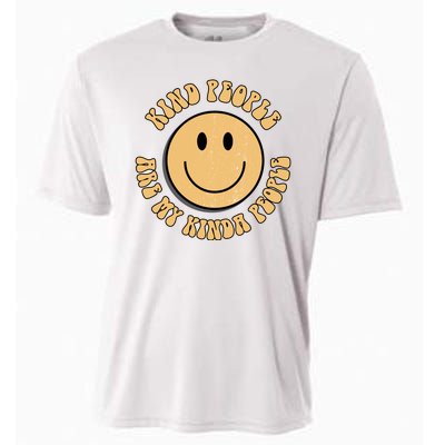 Kind People Are My Kinda People Retro Smiley Cooling Performance Crew T-Shirt