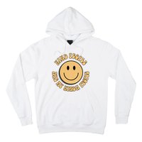 Kind People Are My Kinda People Retro Smiley Hoodie