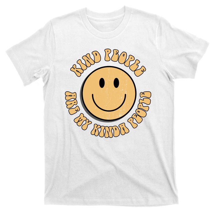 Kind People Are My Kinda People Retro Smiley T-Shirt