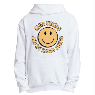 Kind People Are My Kinda People Retro Smiley Urban Pullover Hoodie