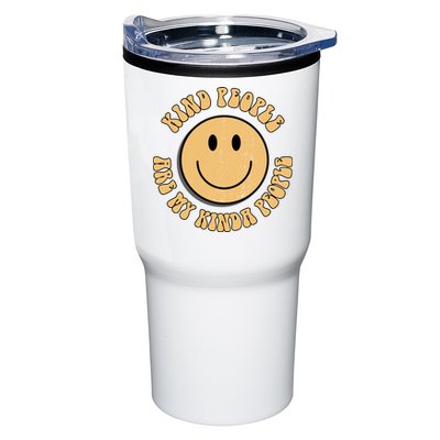 Kind People Are My Kinda People Retro Smiley Tumbler