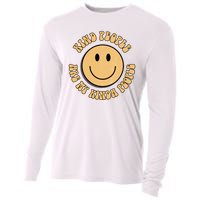 Kind People Are My Kinda People Retro Smiley Cooling Performance Long Sleeve Crew