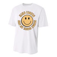 Kind People Are My Kinda People Retro Smiley Performance Sprint T-Shirt