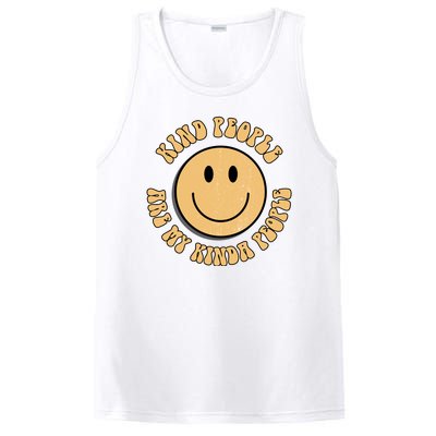 Kind People Are My Kinda People Retro Smiley PosiCharge Competitor Tank