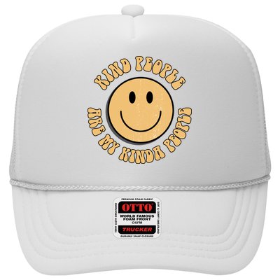 Kind People Are My Kinda People Retro Smiley Trucker Hat