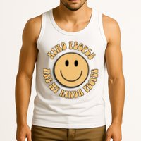 Kind People Are My Kinda People Retro Smiley Tank Top