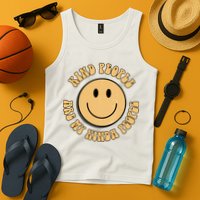 Kind People Are My Kinda People Retro Smiley Tank Top