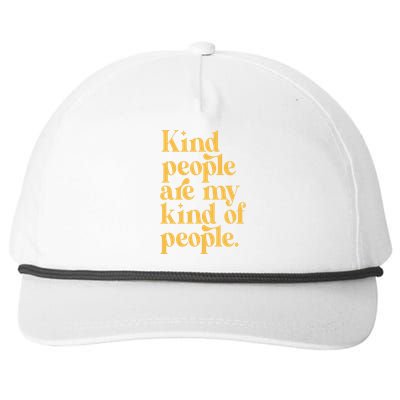 Kind People Are My Kind Of People Snapback Five-Panel Rope Hat