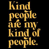 Kind People Are My Kind Of People Drawstring Bag