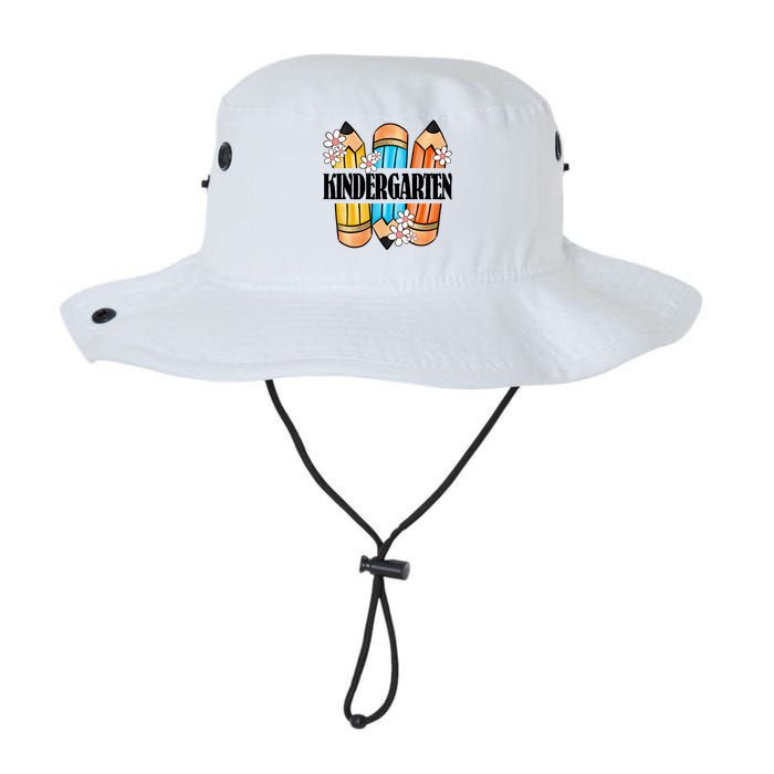 Kindergarten Pencil And Flower Back To School Graphic Legacy Cool Fit Booney Bucket Hat