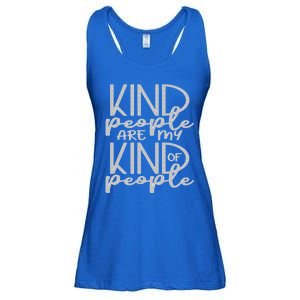 Kind People Are My Kinda People Kindness Be Kind Gift Ladies Essential Flowy Tank