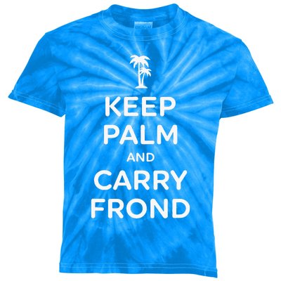 Keep Palm And Carry Frond Kids Tie-Dye T-Shirt