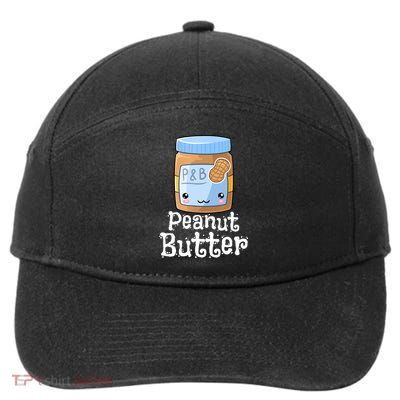 Kawaii Peanut Butter & Jelly PB&J Halloween Matching Designs 7-Panel Snapback Hat