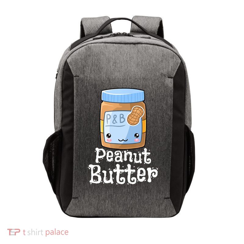 Kawaii Peanut Butter & Jelly PB&J Halloween Matching Designs Vector Backpack
