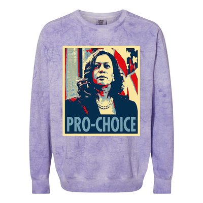 Kamala P.Ro .C.H.O.I.C.E Kamala 2024 Colorblast Crewneck Sweatshirt