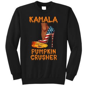 Kamala Pumpkin Crusher Funny Election Halloween Sweatshirt