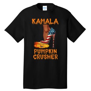 Kamala Pumpkin Crusher Funny Election Halloween Tall T-Shirt