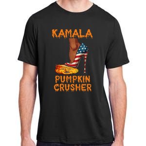 Kamala Pumpkin Crusher Funny Election Halloween Adult ChromaSoft Performance T-Shirt