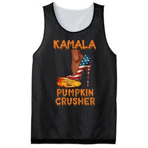 Kamala Pumpkin Crusher Funny Election Halloween Mesh Reversible Basketball Jersey Tank