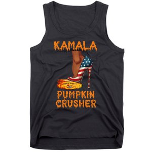 Kamala Pumpkin Crusher Funny Election Halloween Tank Top