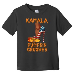 Kamala Pumpkin Crusher Funny Election Halloween Toddler T-Shirt