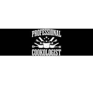 Kitchen Professional Cookologist Cook Chef Bumper Sticker