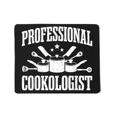 Kitchen Professional Cookologist Cook Chef Mousepad