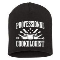 Kitchen Professional Cookologist Cook Chef Short Acrylic Beanie