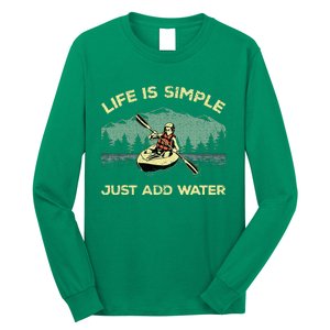 Kayaking Paddling Canoeing Lover Long Sleeve Shirt