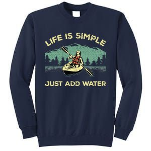 Kayaking Paddling Canoeing Lover Tall Sweatshirt