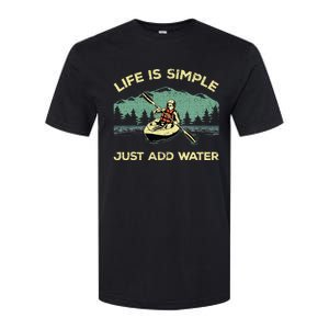 Kayaking Paddling Canoeing Lover Softstyle CVC T-Shirt