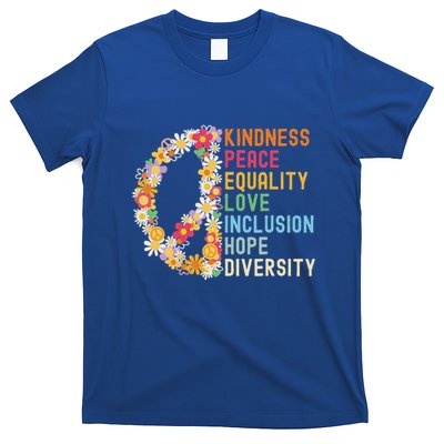 Kindness Peace Equality Love Hope Diversity T-Shirt