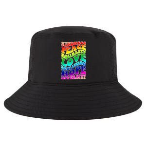 Kindness Peace Equality Love Inclusion Hope Diversity Cool Comfort Performance Bucket Hat