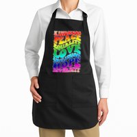 Kindness Peace Equality Love Inclusion Hope Diversity Apron