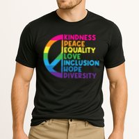 Kindness Peace Equality Love Inclusion Hope Diversity Cooling Performance Crew T-Shirt