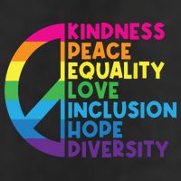 Kindness Peace Equality Love Inclusion Hope Diversity Adult Drive Performance Visor