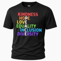 Kindness Peace Equality Inclusion Diversity Human Rights Cooling Performance Crew T-Shirt