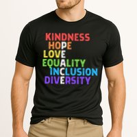Kindness Peace Equality Inclusion Diversity Human Rights Cooling Performance Crew T-Shirt
