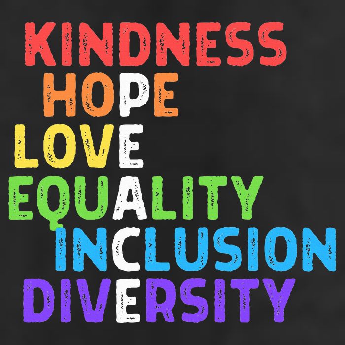 Kindness Peace Equality Inclusion Diversity Human Rights Adult Drive Performance Visor