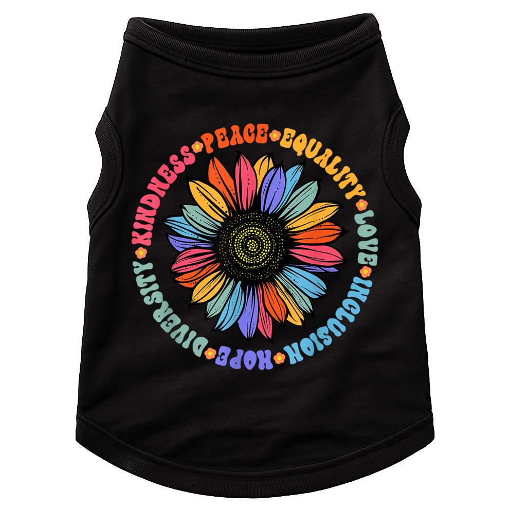 Kindness Peace Equality Love Hope Diversity Human Rights Doggie Tank